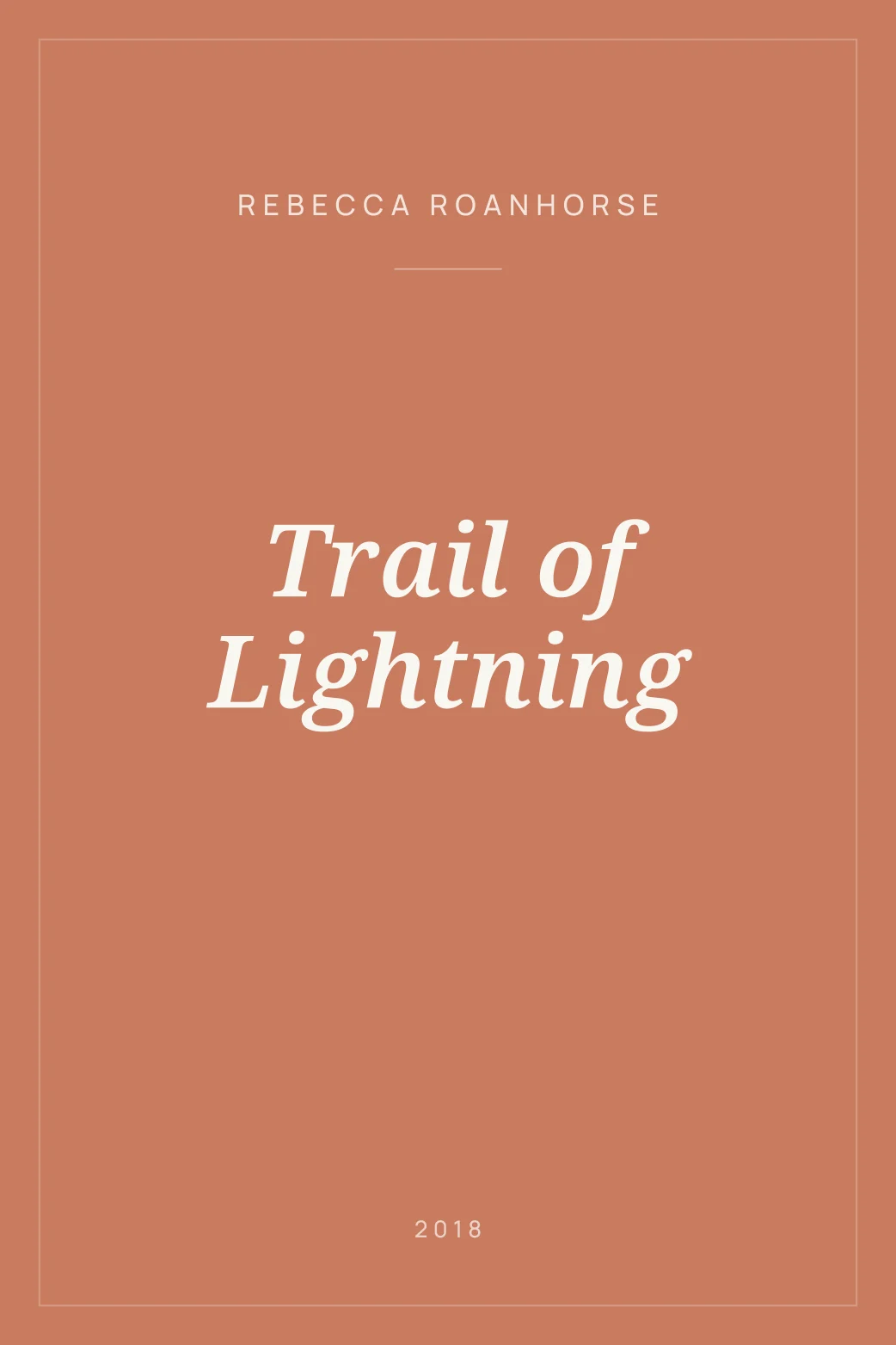 Portada de Trail of Lightning