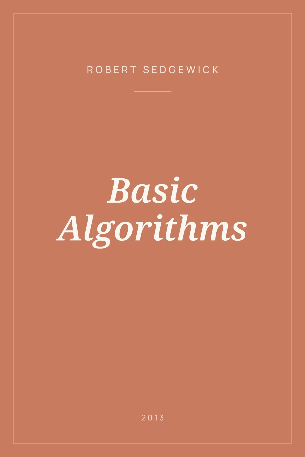 Portada de Basic Algorithms