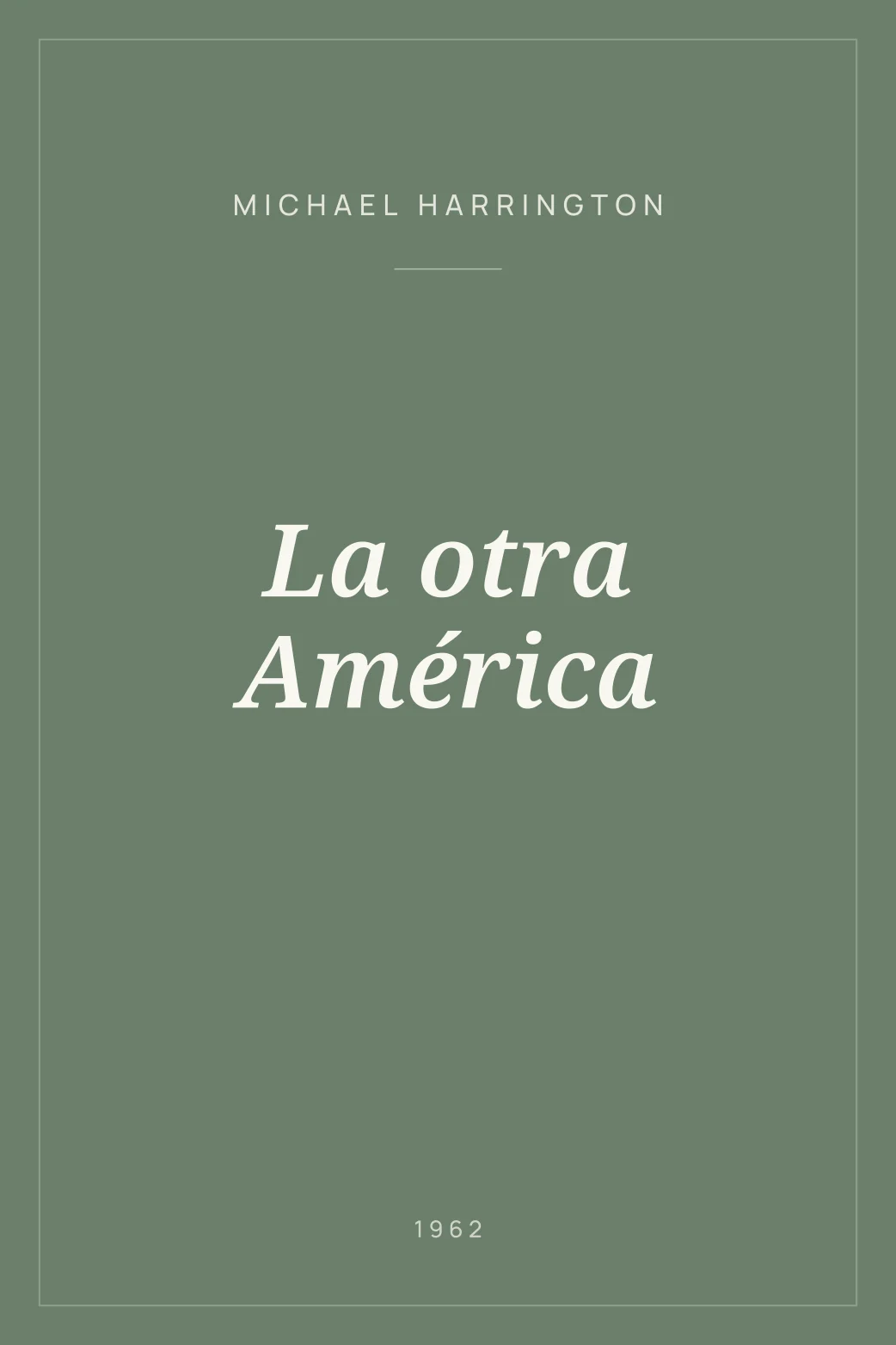 Portada de La otra América