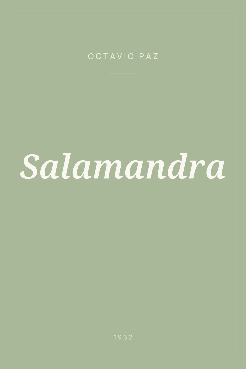 Portada de Salamandra