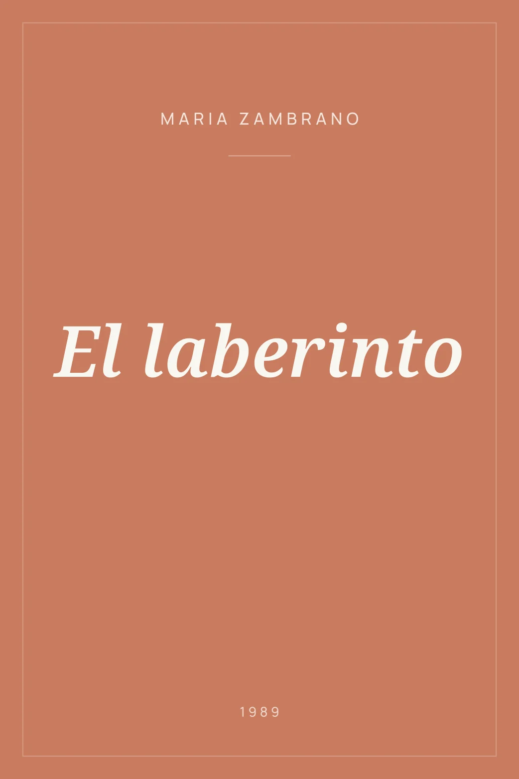 Portada de El laberinto