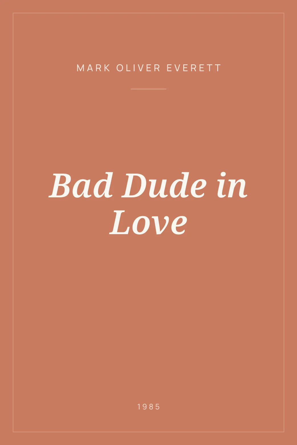 Portada de Bad Dude in Love