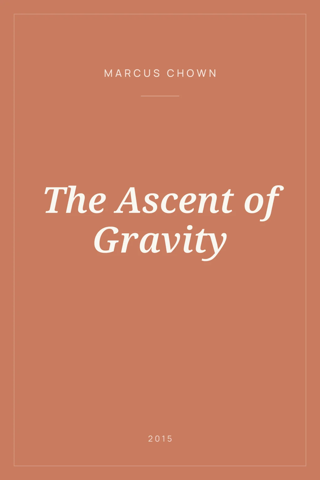 Portada de The Ascent of Gravity
