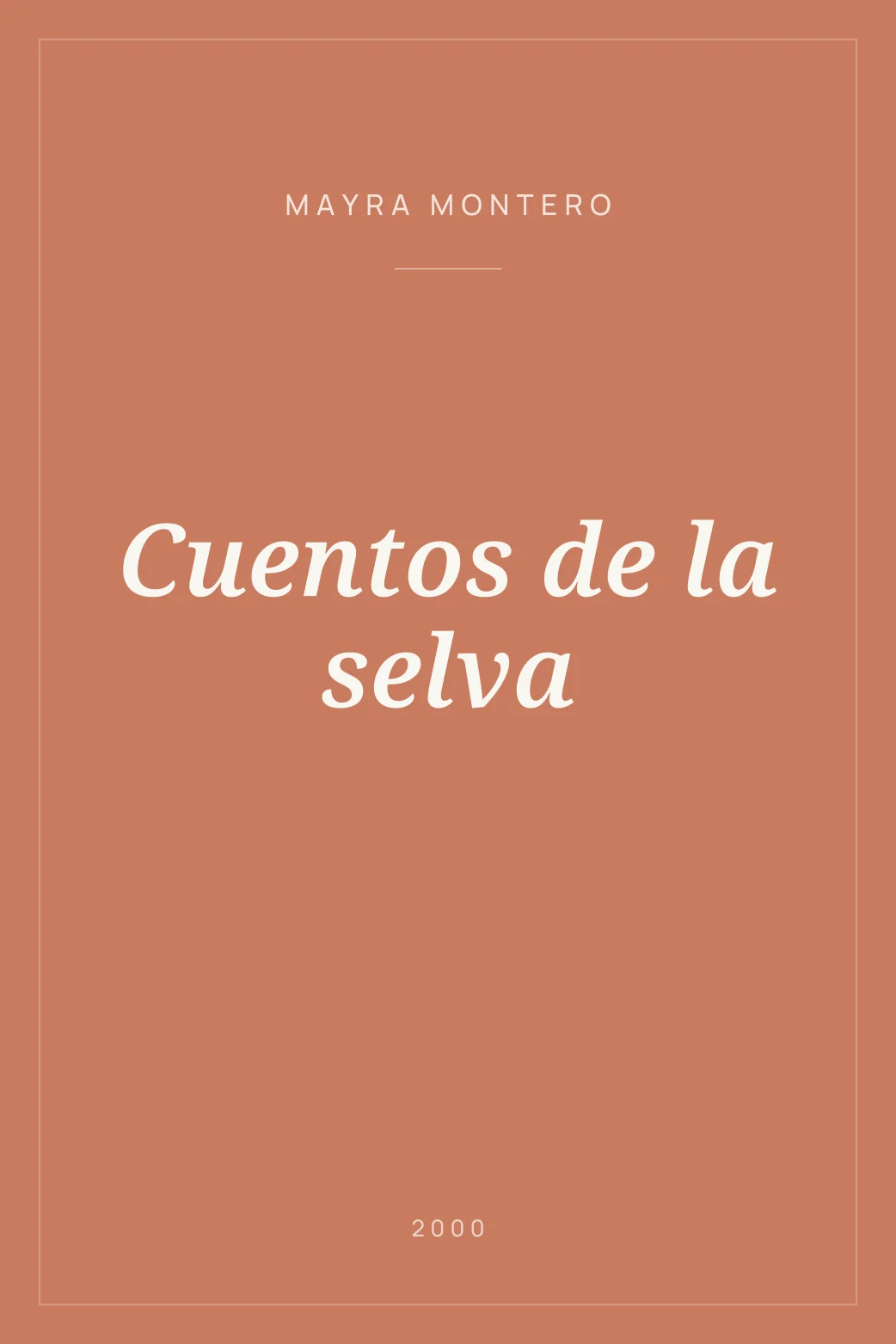 Portada de Cuentos de la selva