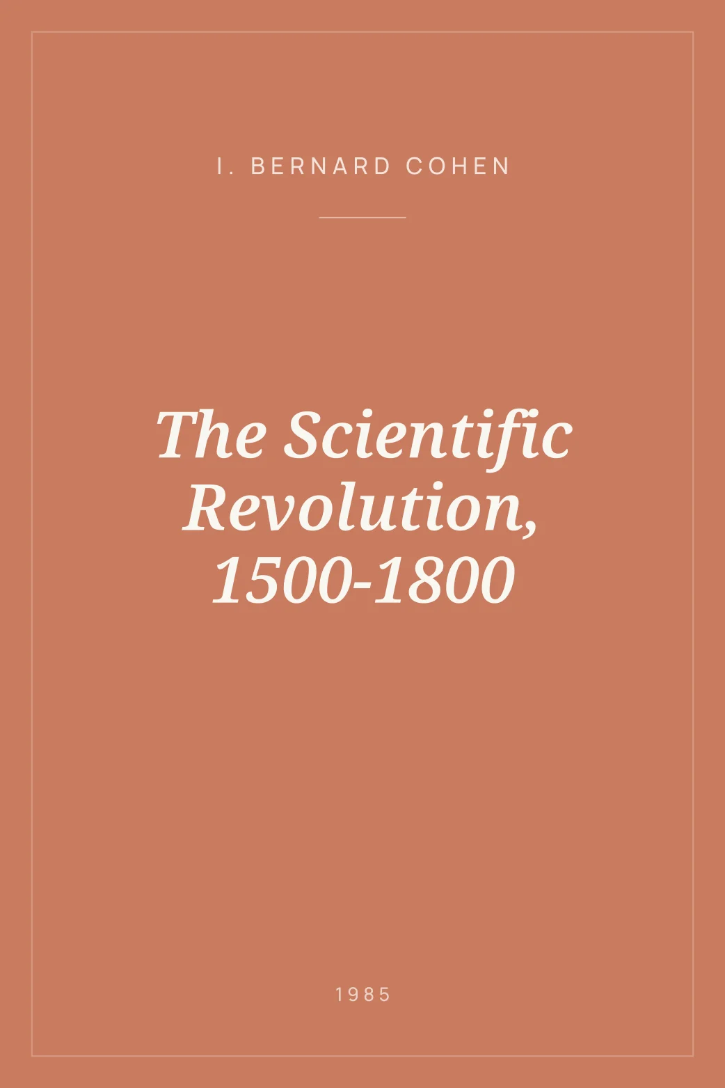 Portada de The Scientific Revolution, 1500-1800