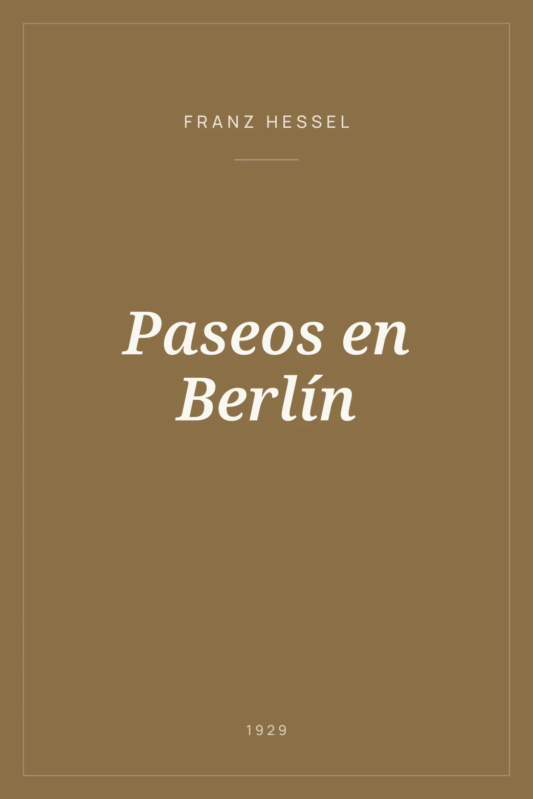 Portada de Paseos en Berlín