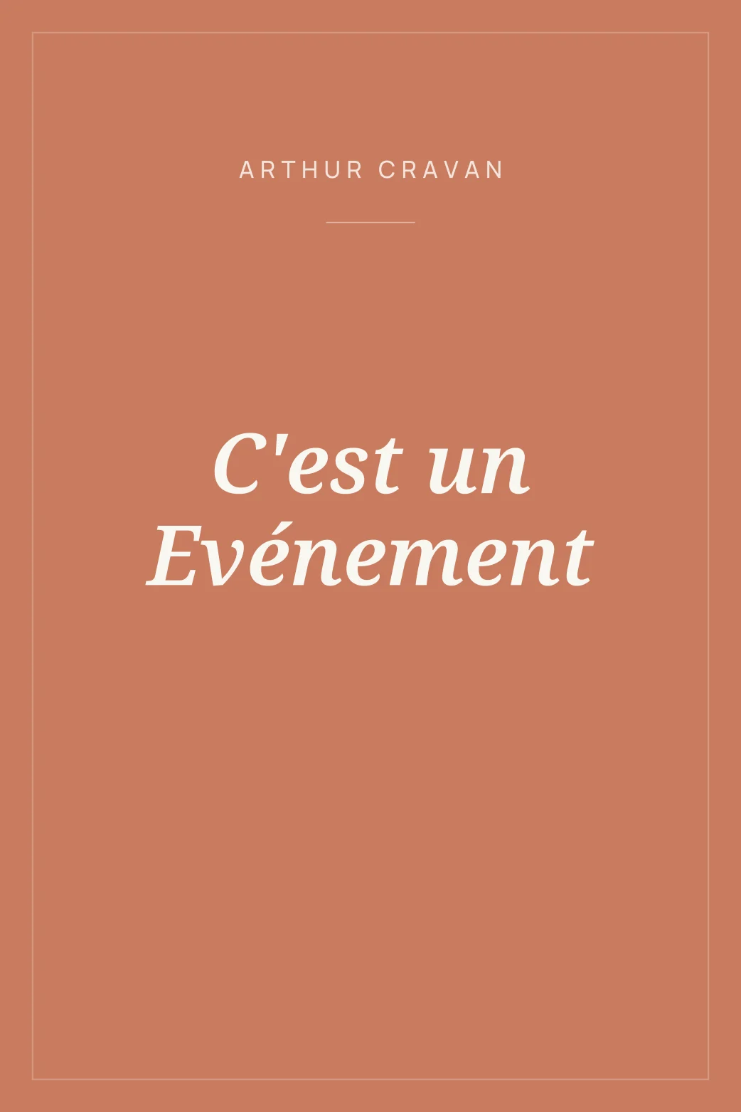 Portada de C'est un Evénement