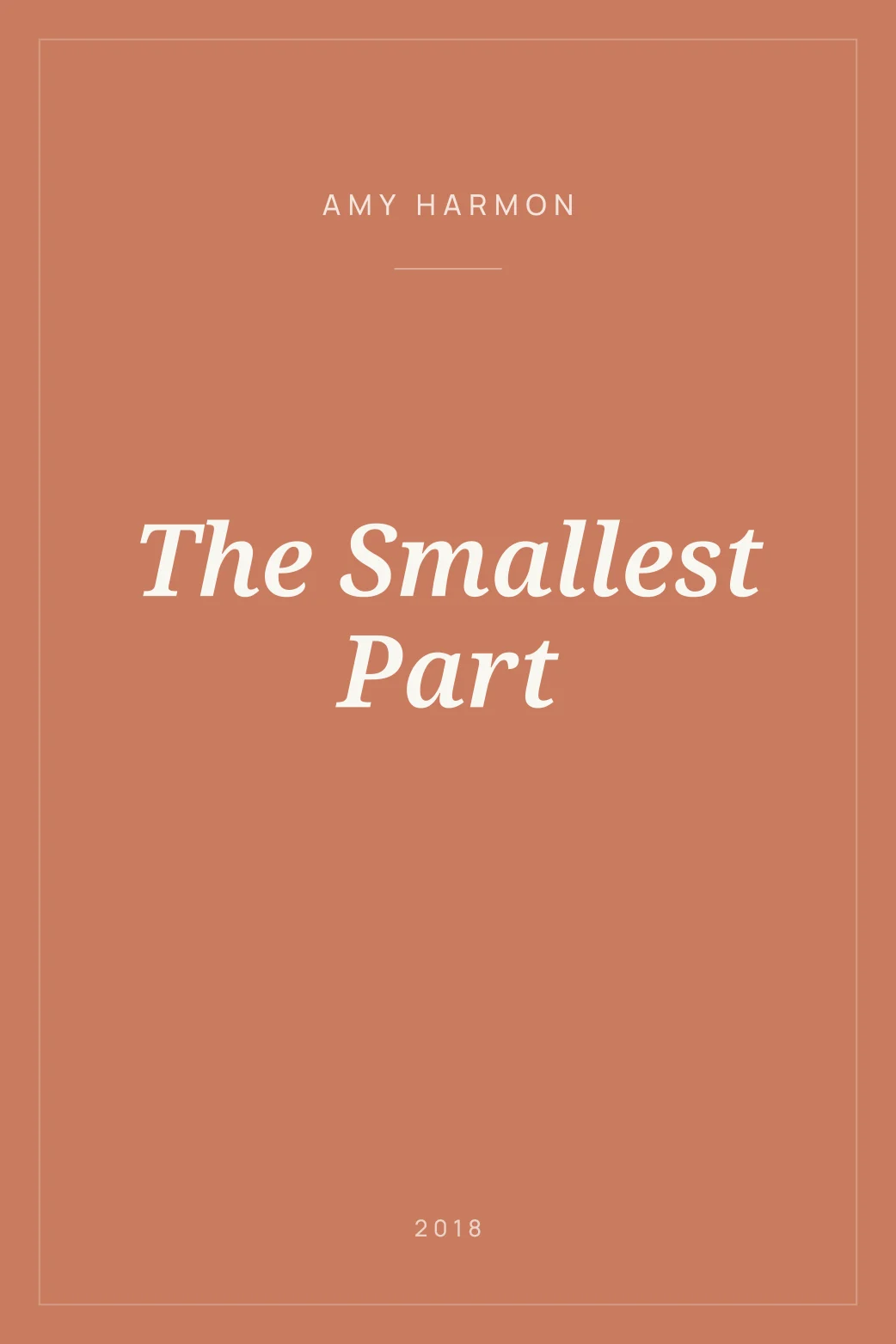 Portada de The Smallest Part