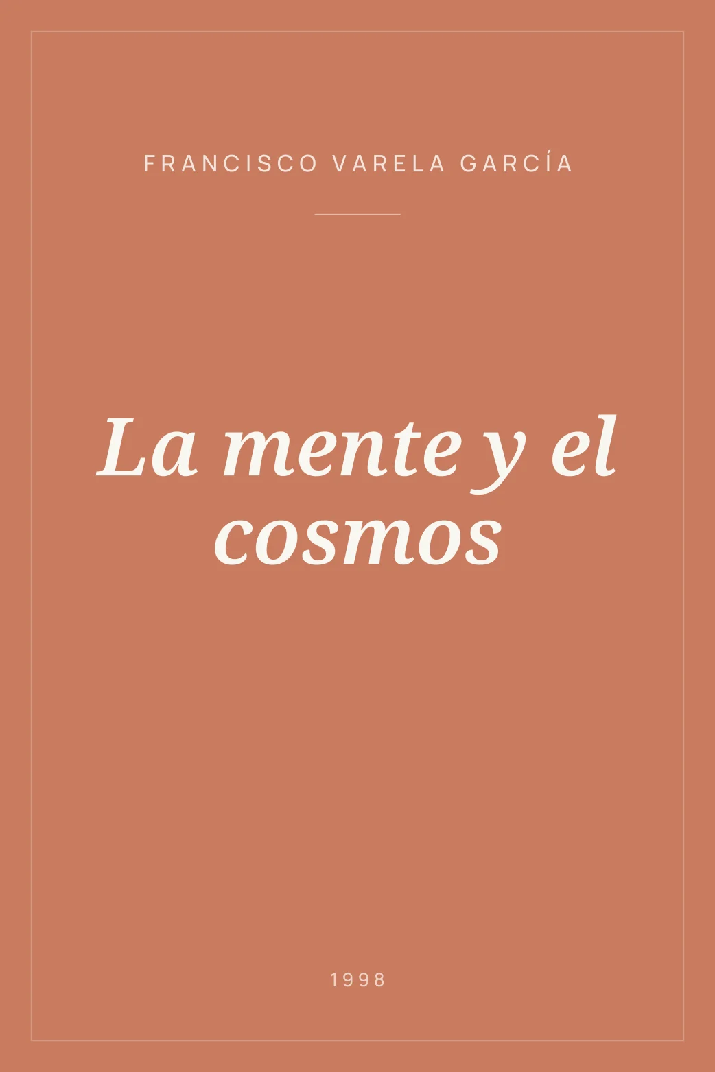 Portada de La mente y el cosmos