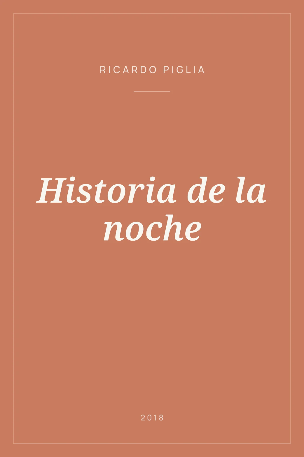 Portada de Historia de la noche