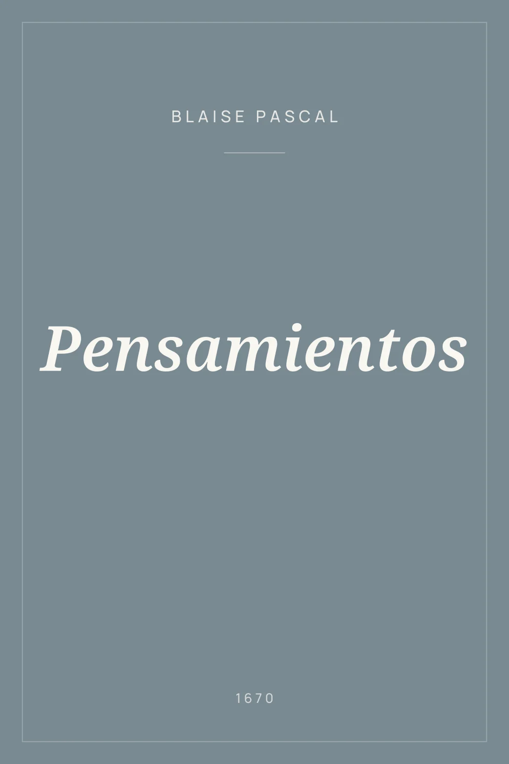 Portada de Pensamientos