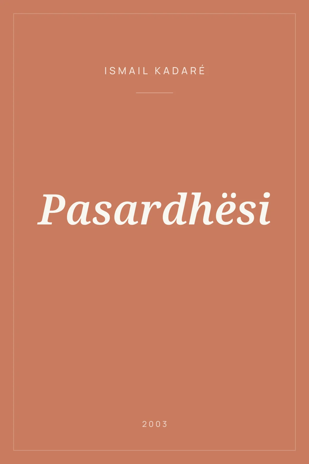 Portada de Pasardhësi