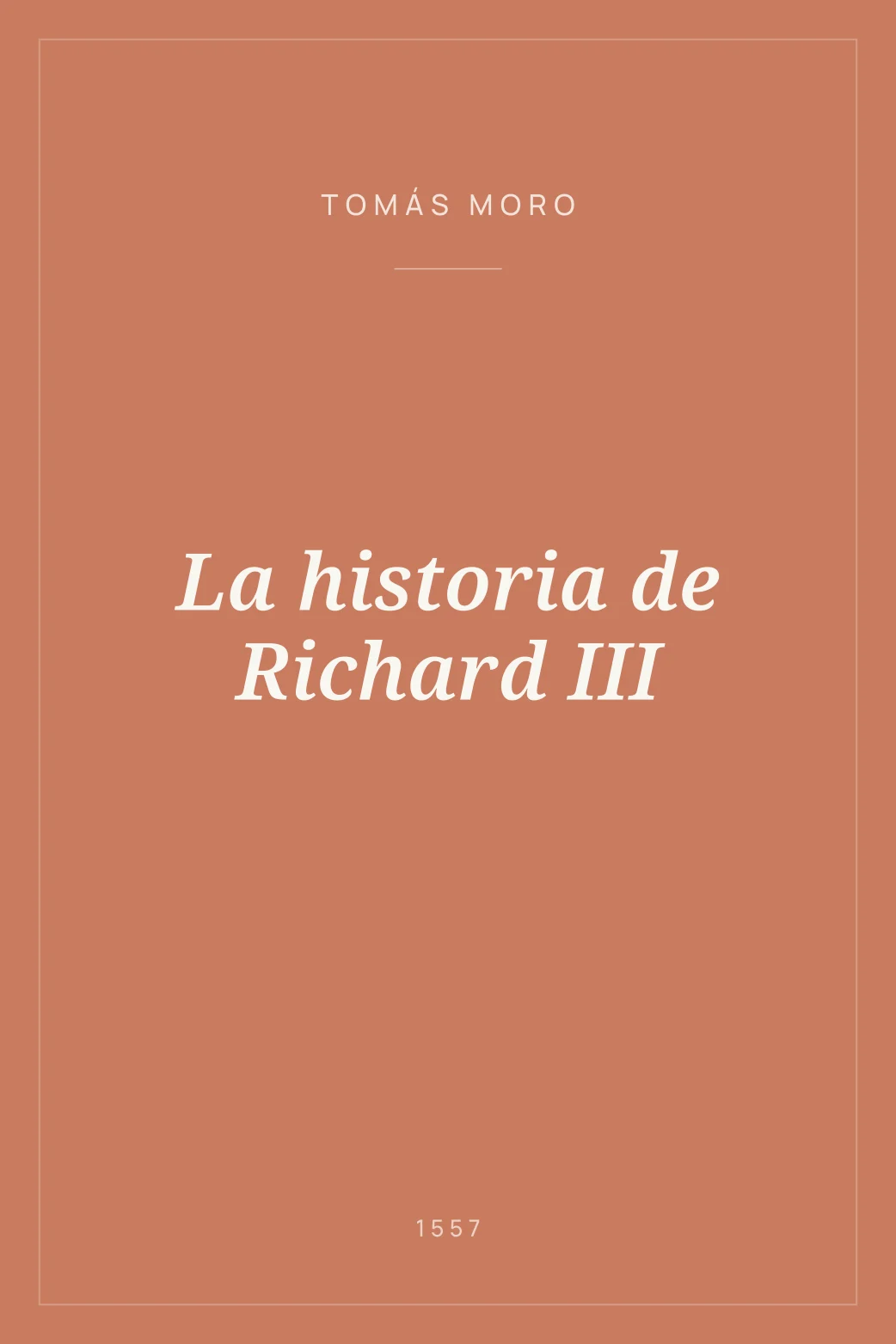 Portada de La historia de Richard III