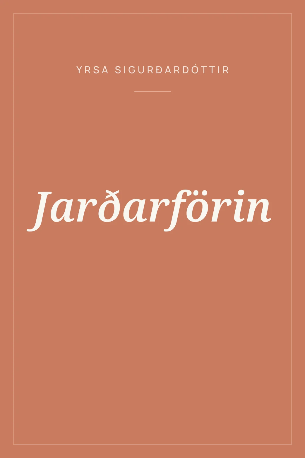 Portada de Jarðarförin