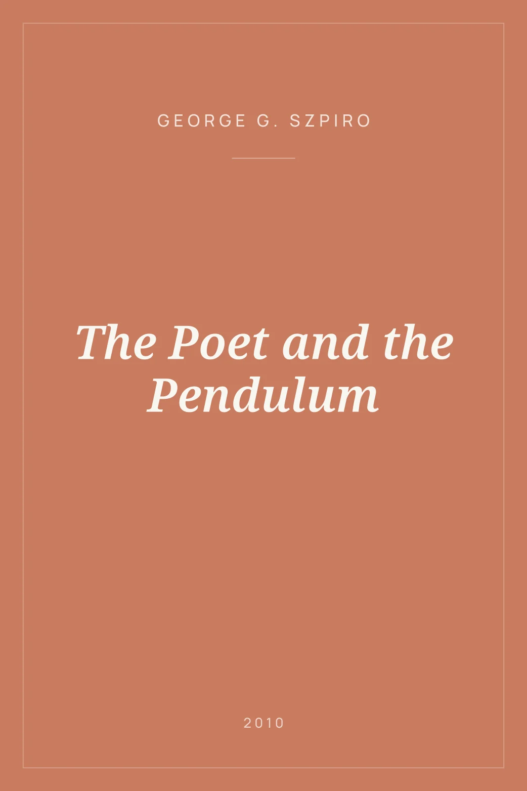 Portada de The Poet and the Pendulum