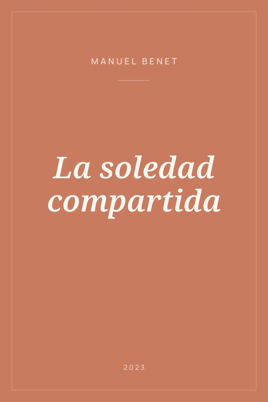 Portada de La soledad compartida