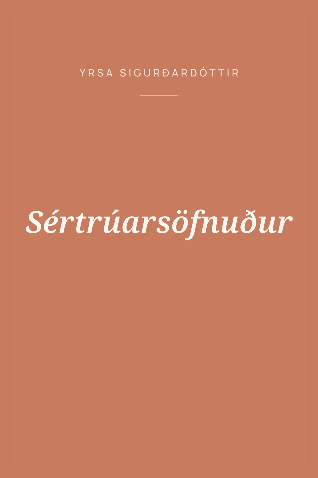 Portada de Sértrúarsöfnuður
