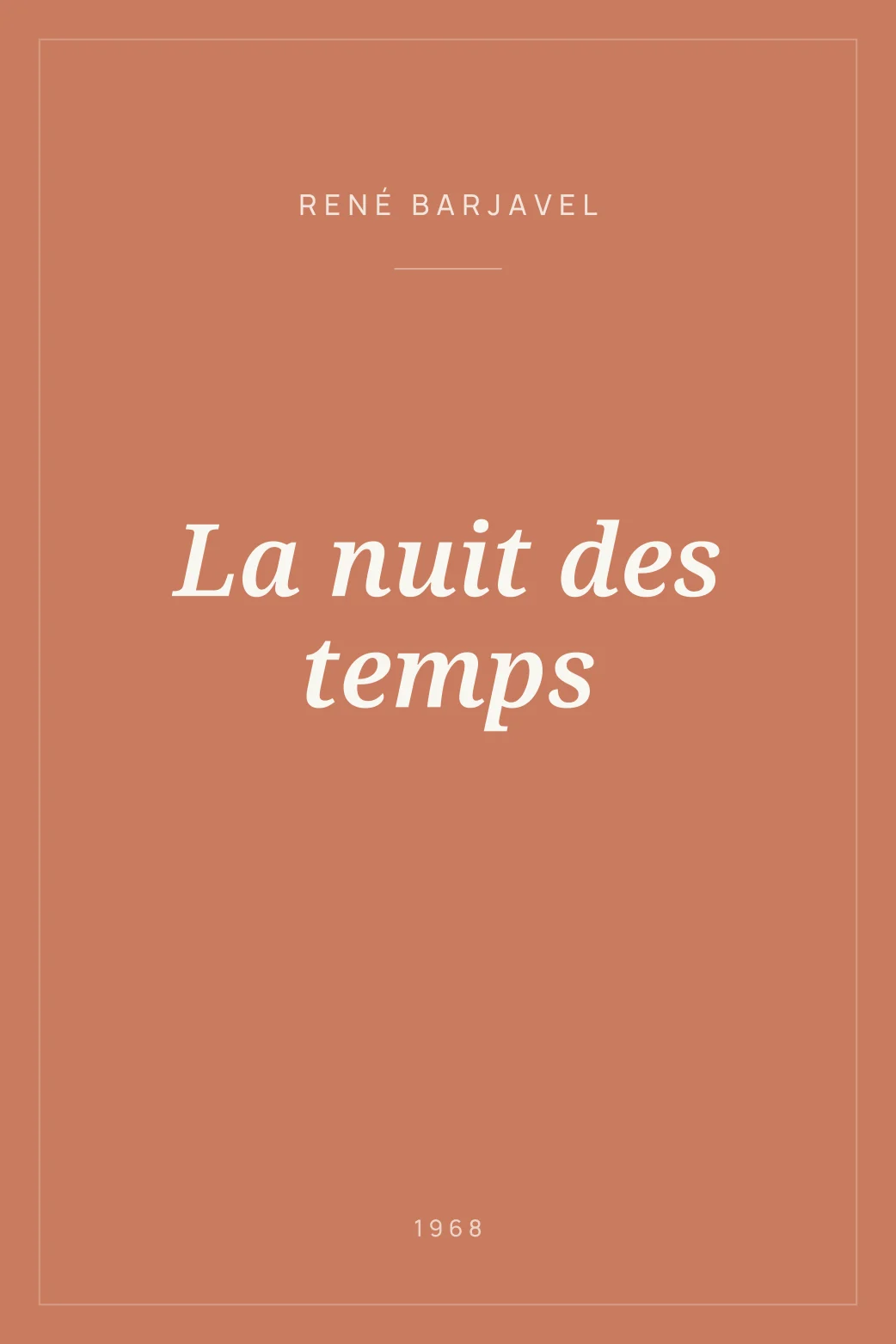 Portada de La nuit des temps