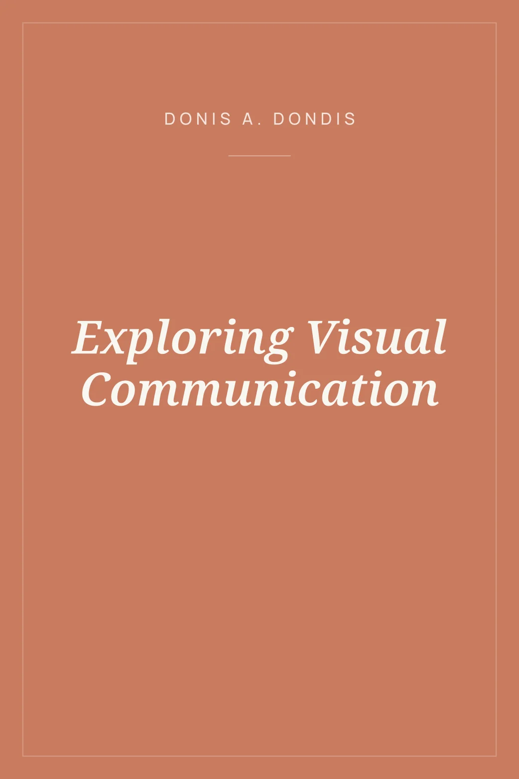 Portada de Exploring Visual Communication
