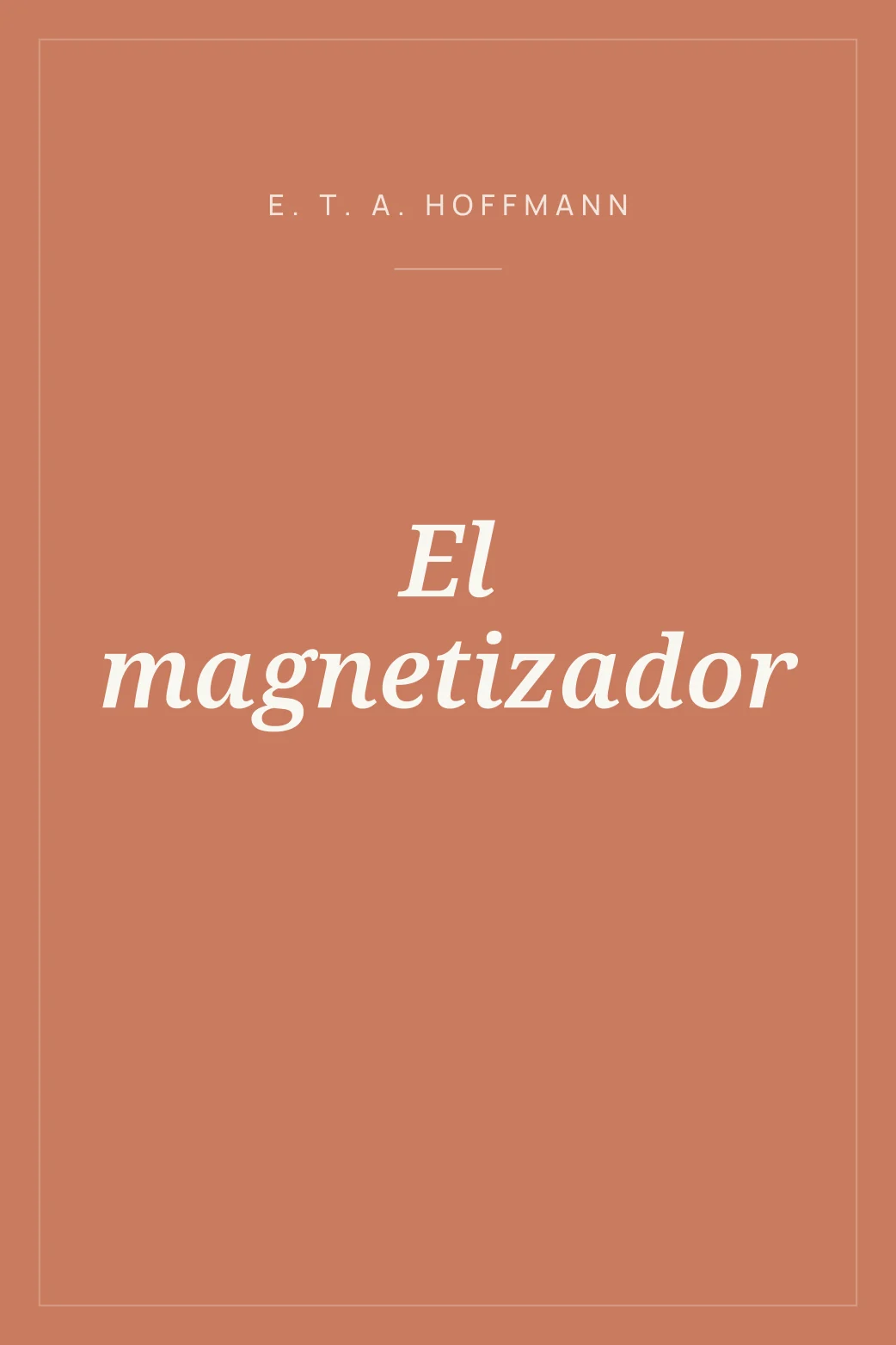Portada de El magnetizador