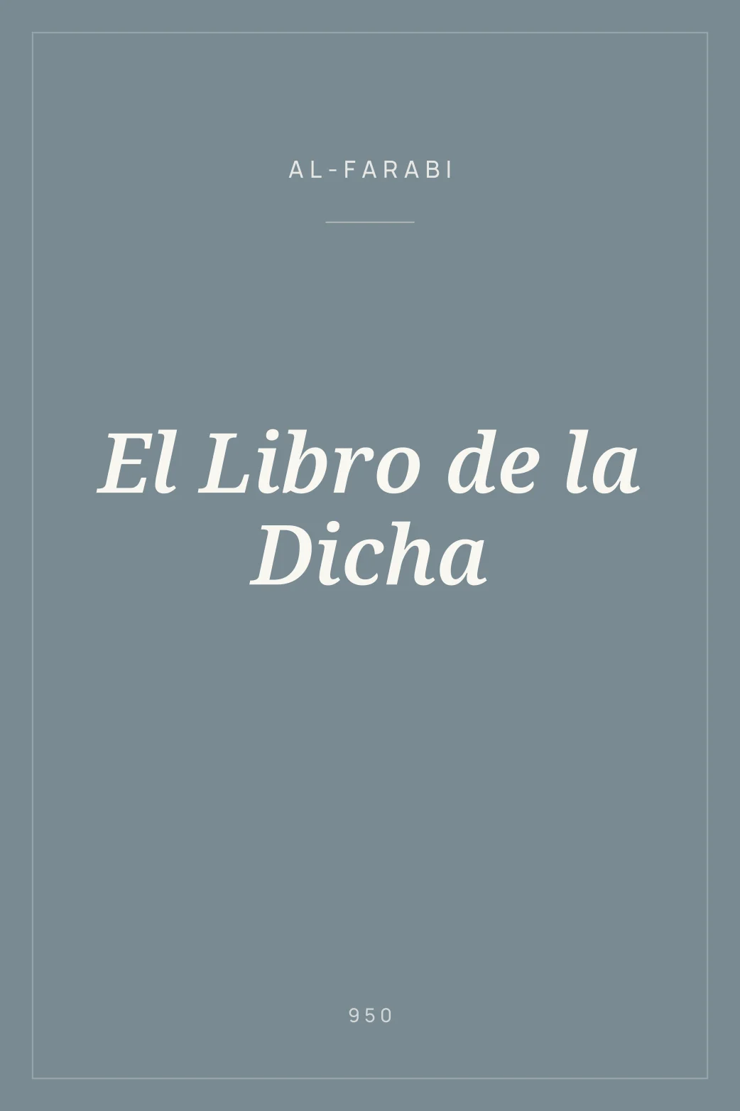 Portada de El Libro de la Dicha