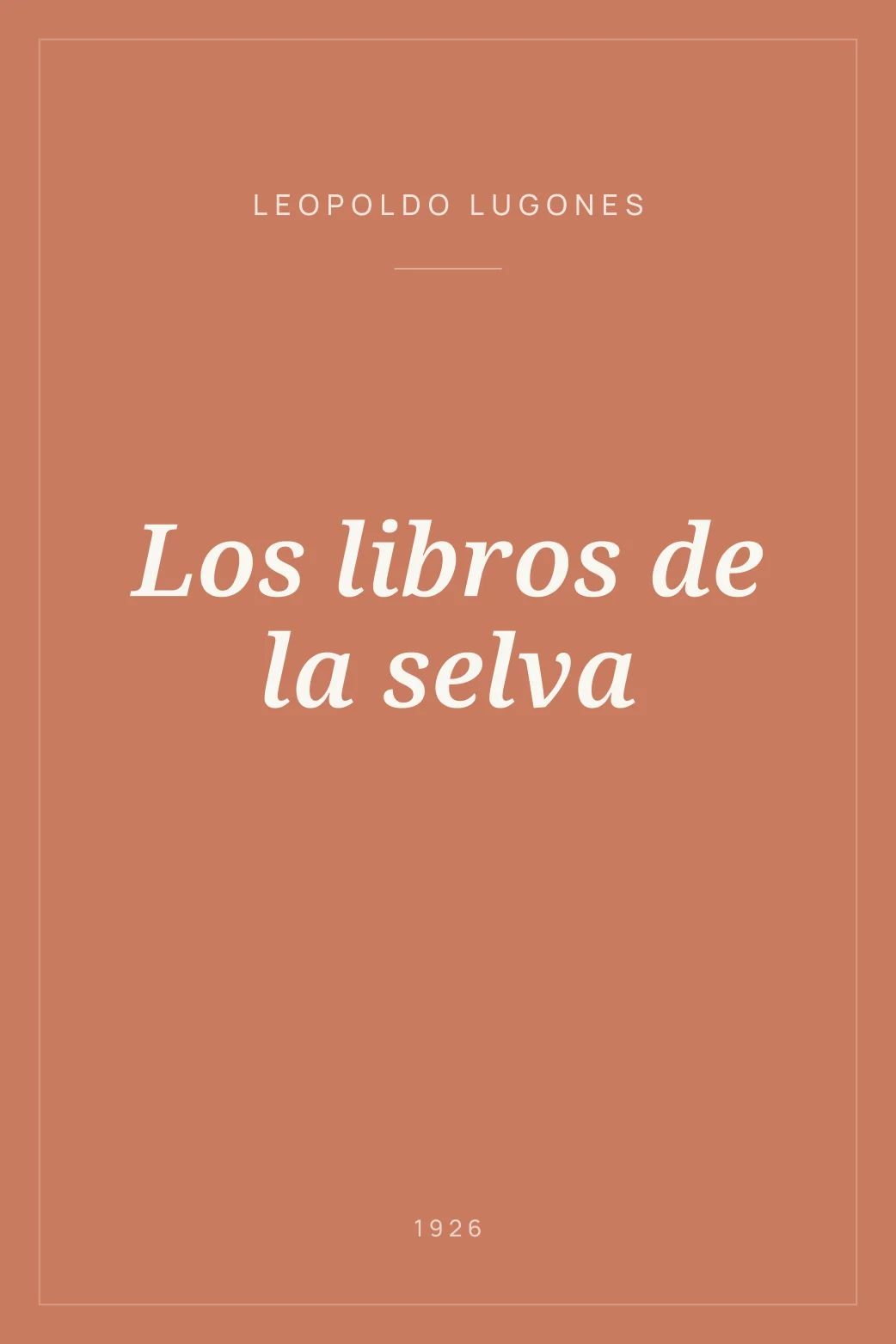 Portada de Los libros de la selva