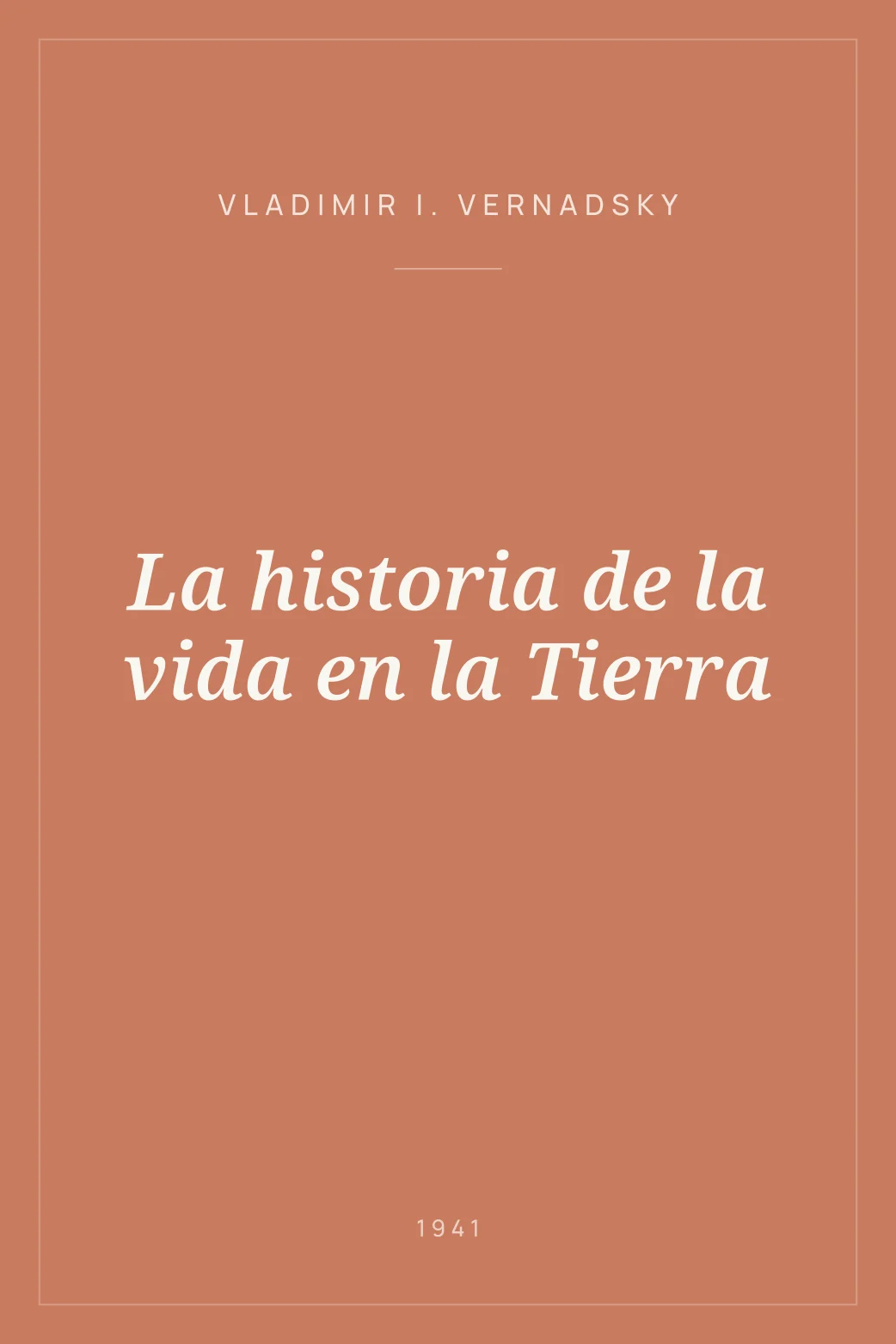Portada de La historia de la vida en la Tierra