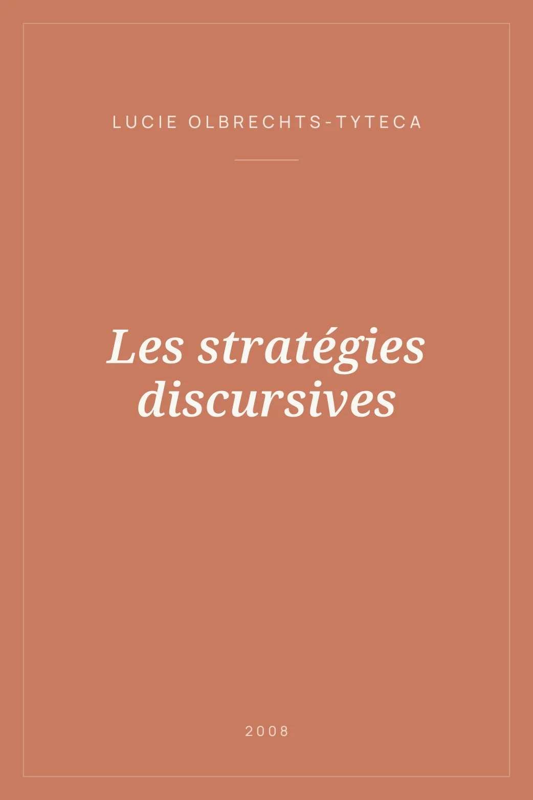 Portada de Les stratégies discursives