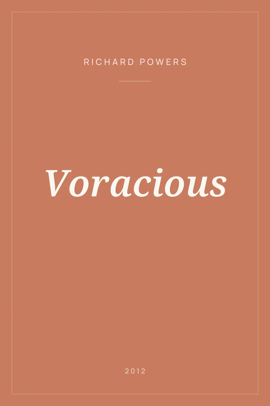 Portada de Voracious