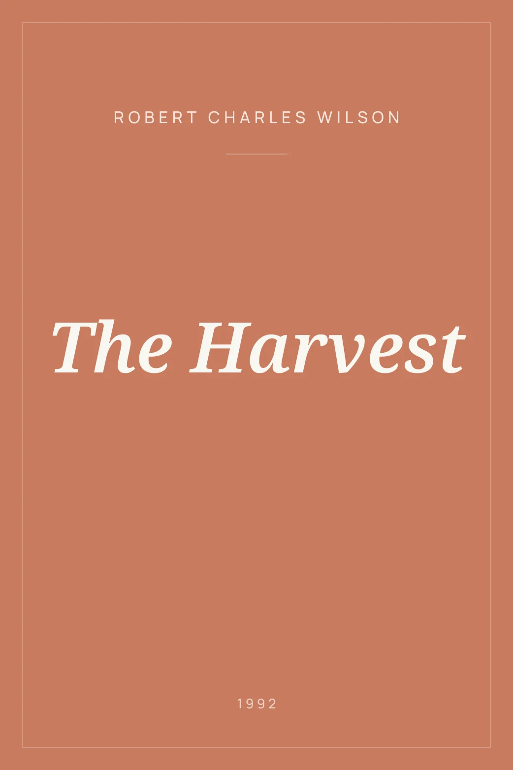 Portada de The Harvest