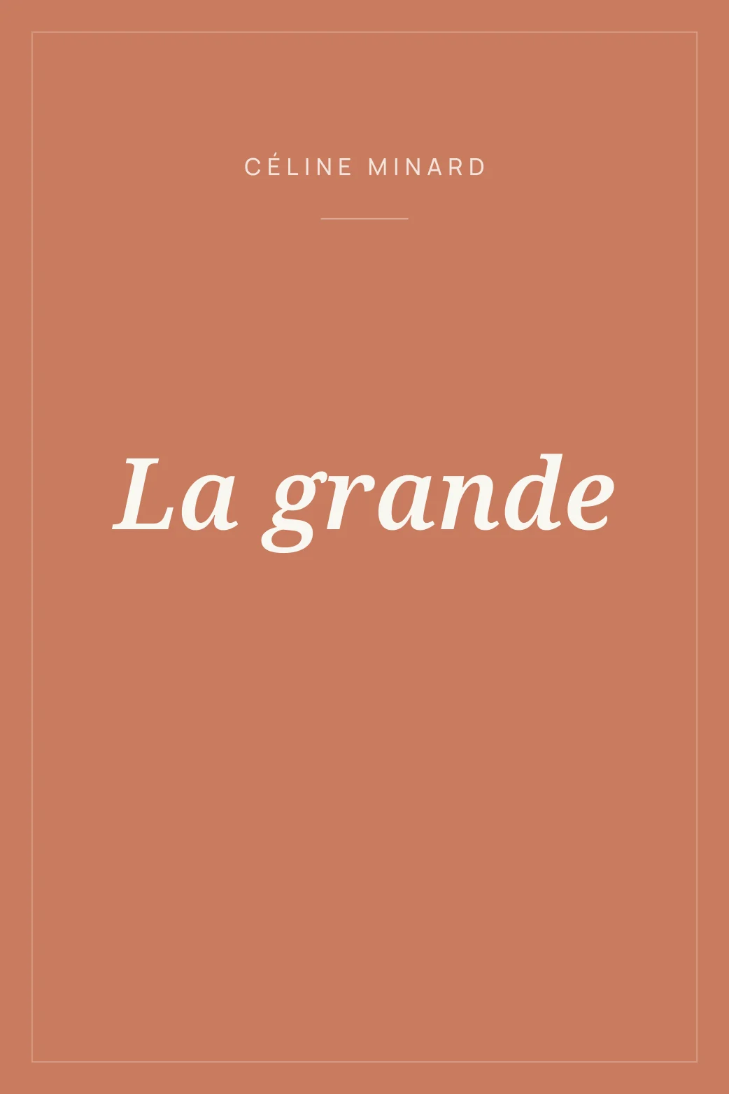 Portada de La grande