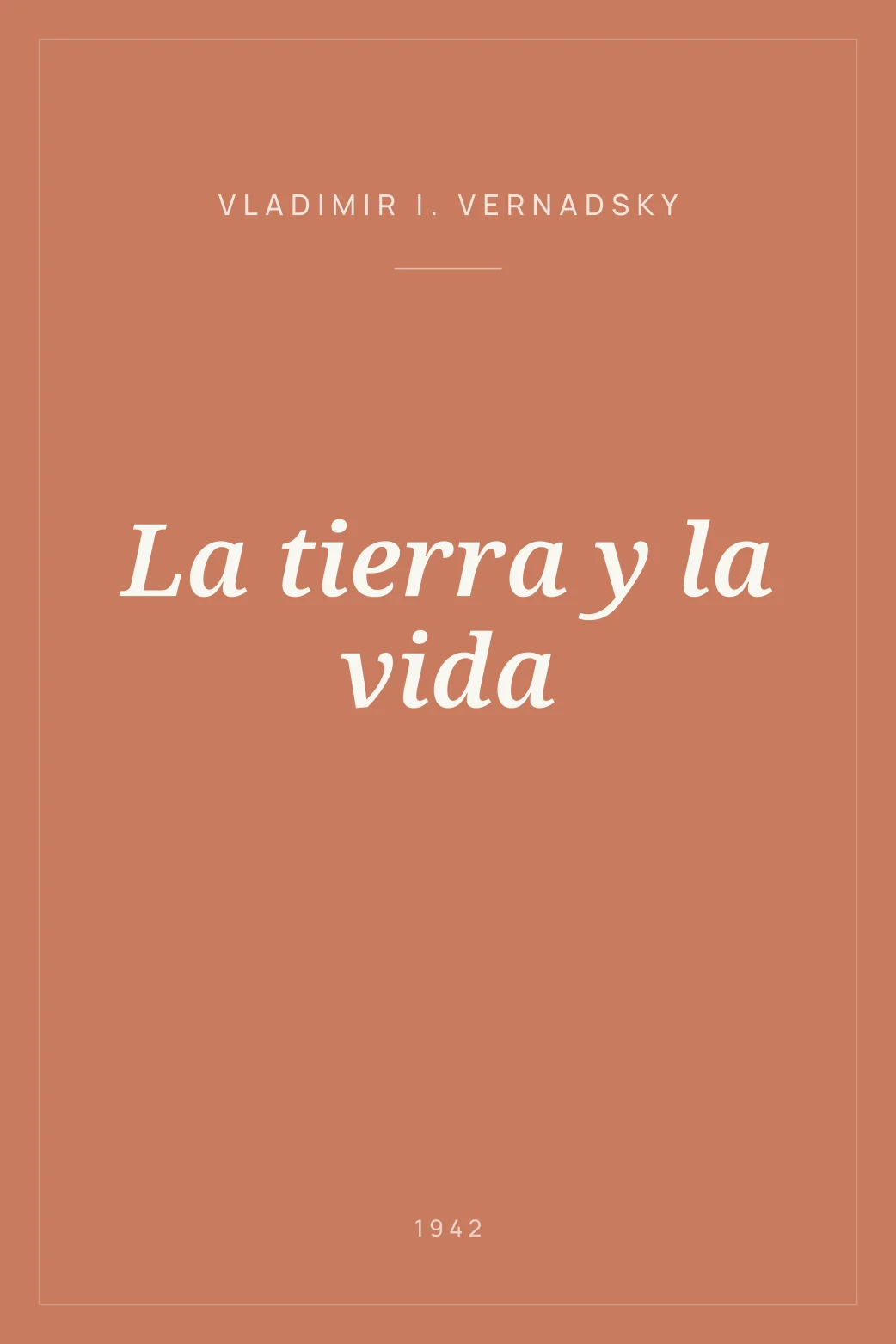 Portada de La tierra y la vida