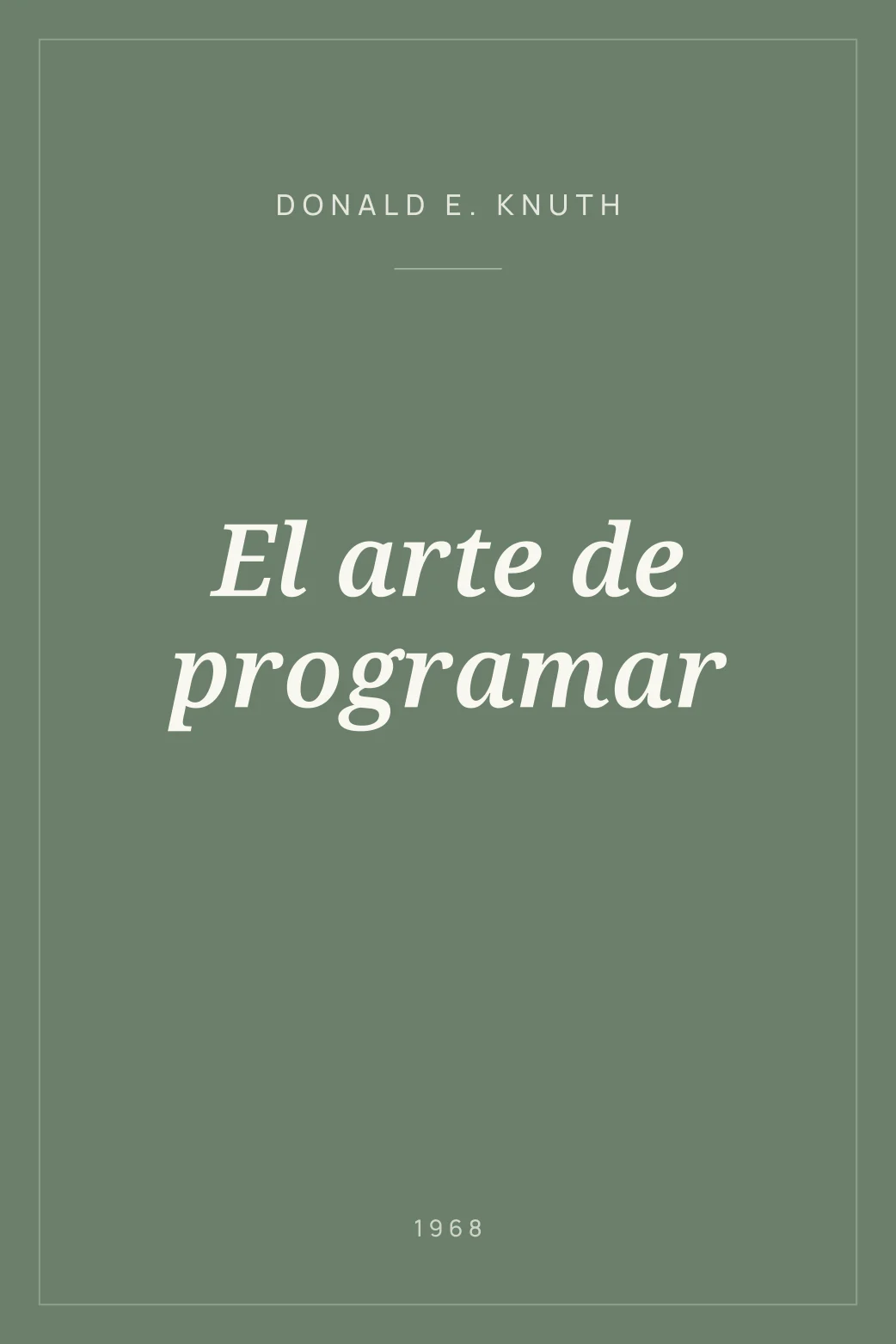 Portada de El arte de programar