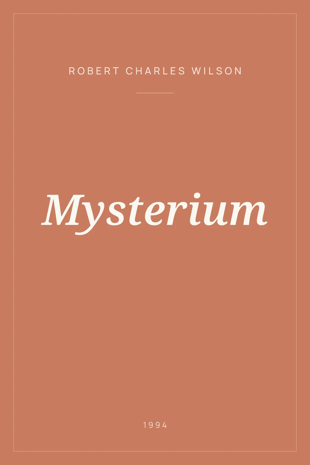 Portada de Mysterium