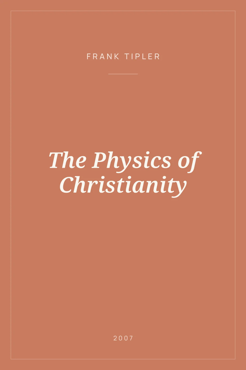Portada de The Physics of Christianity
