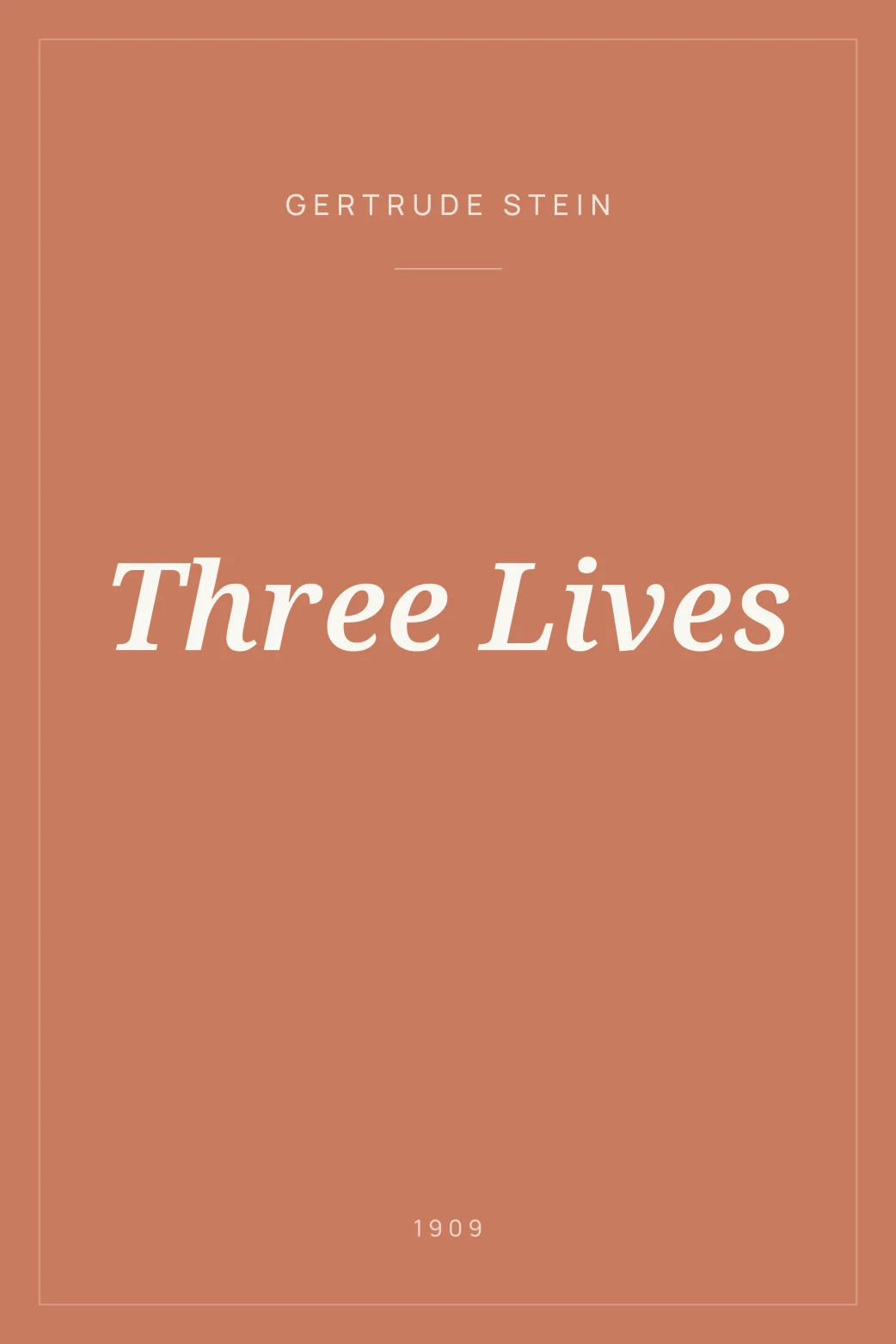 Portada de Three Lives