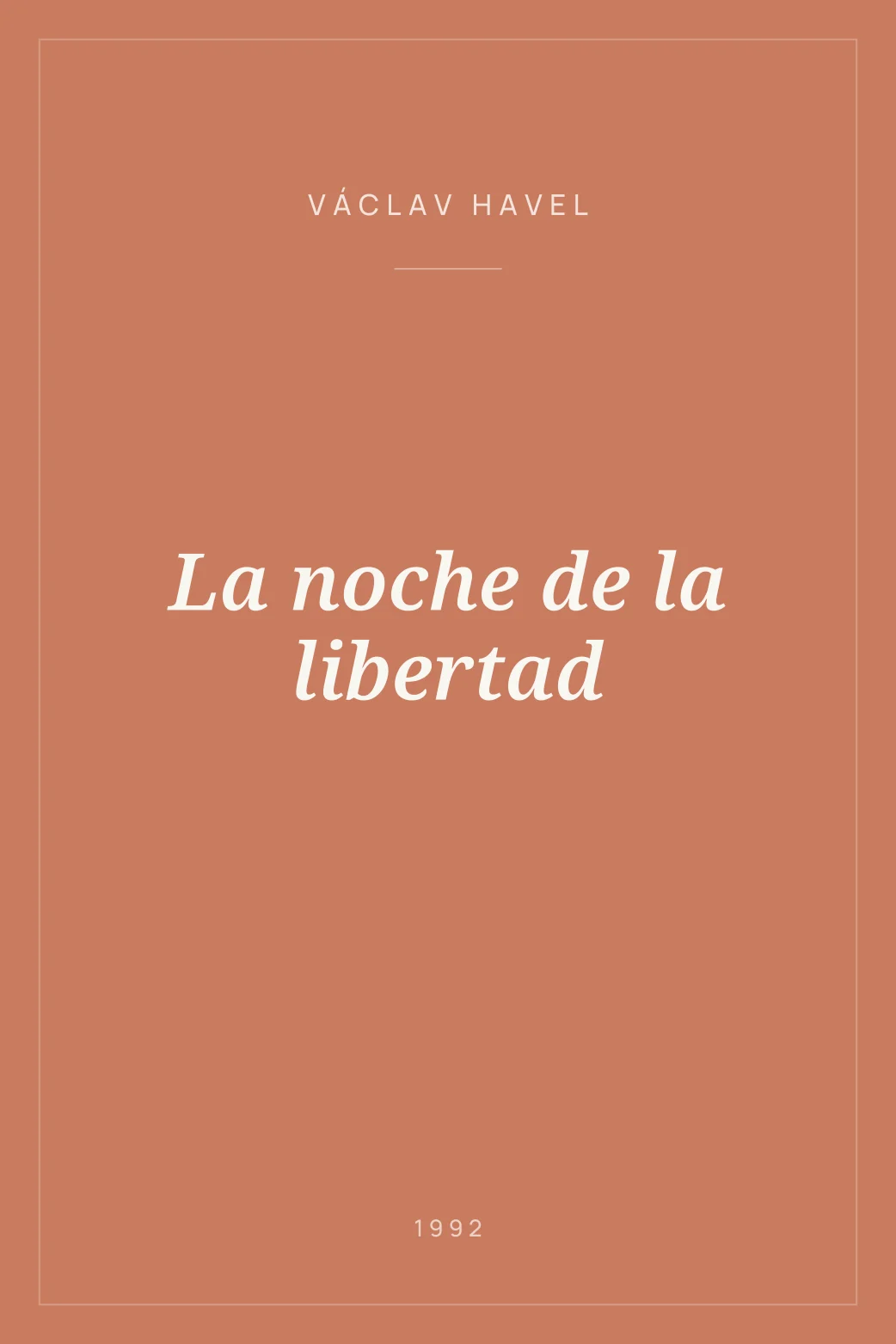 Portada de La noche de la libertad