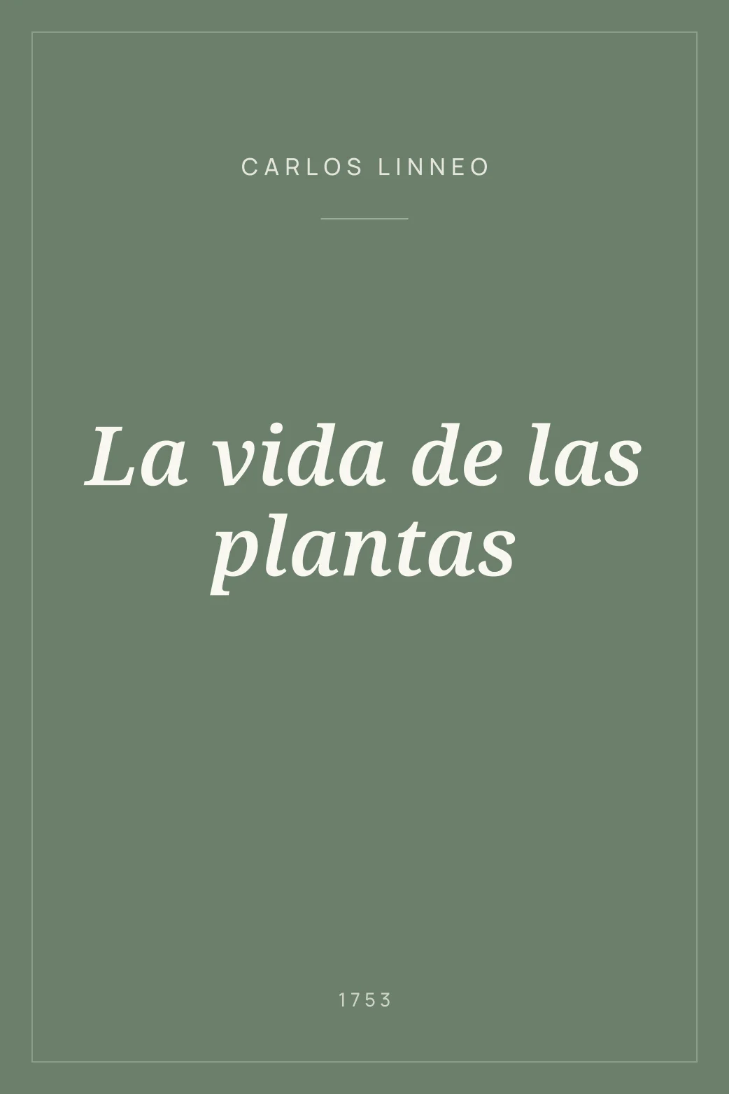 Portada de La vida de las plantas