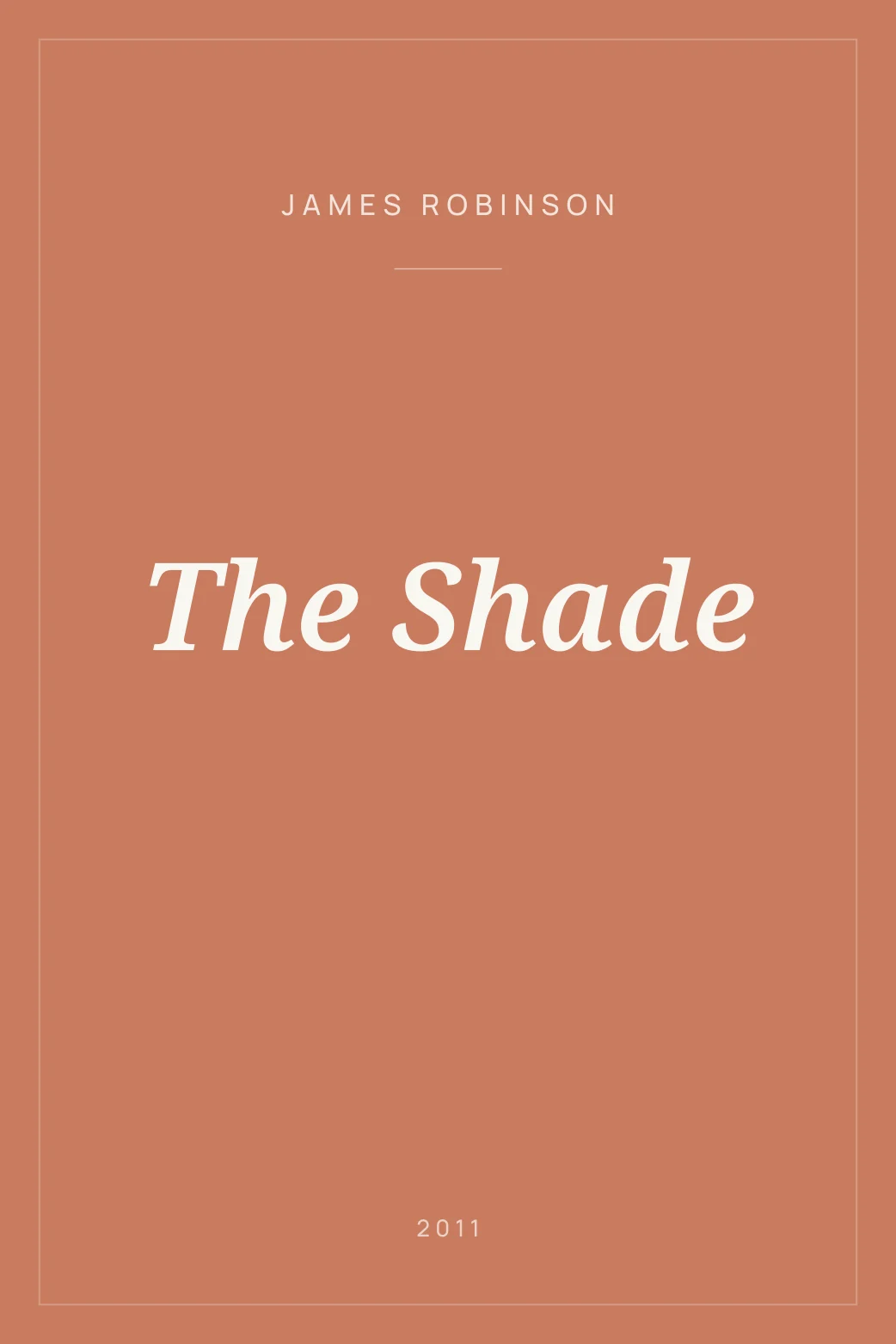 Portada de The Shade