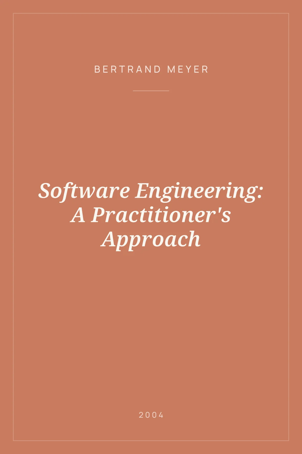Portada de Software Engineering: A Practitioner's Approach