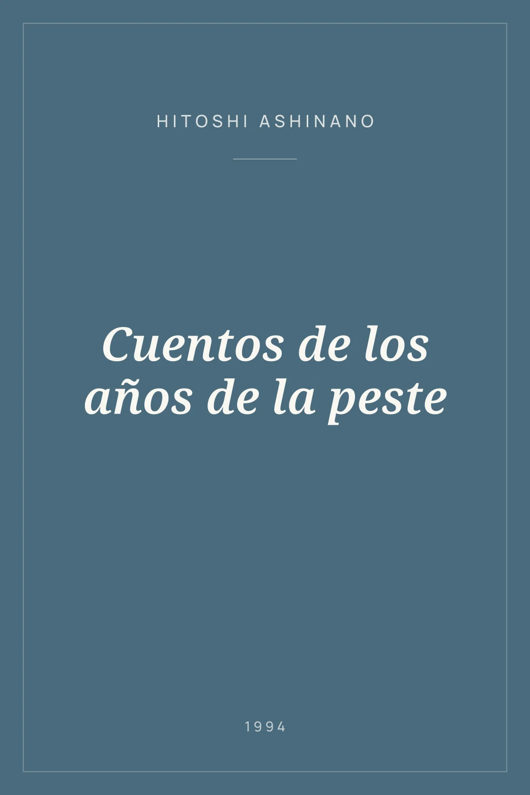 Portada de Cuentos de los años de la peste