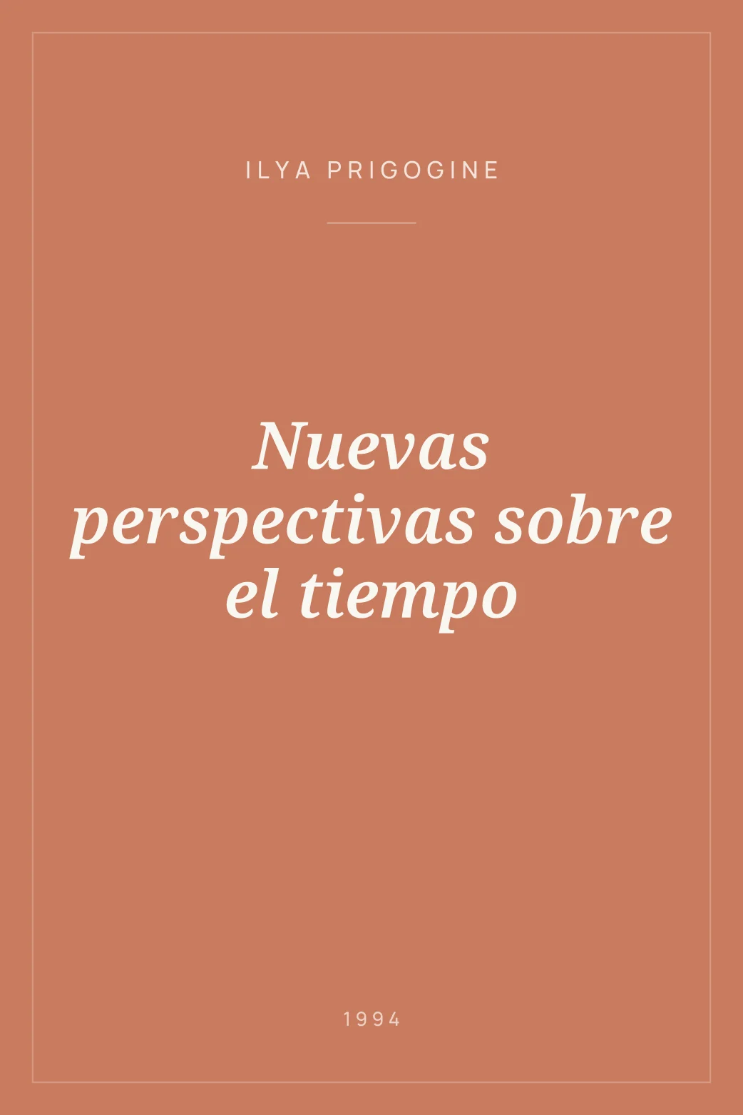 Portada de Nuevas perspectivas sobre el tiempo