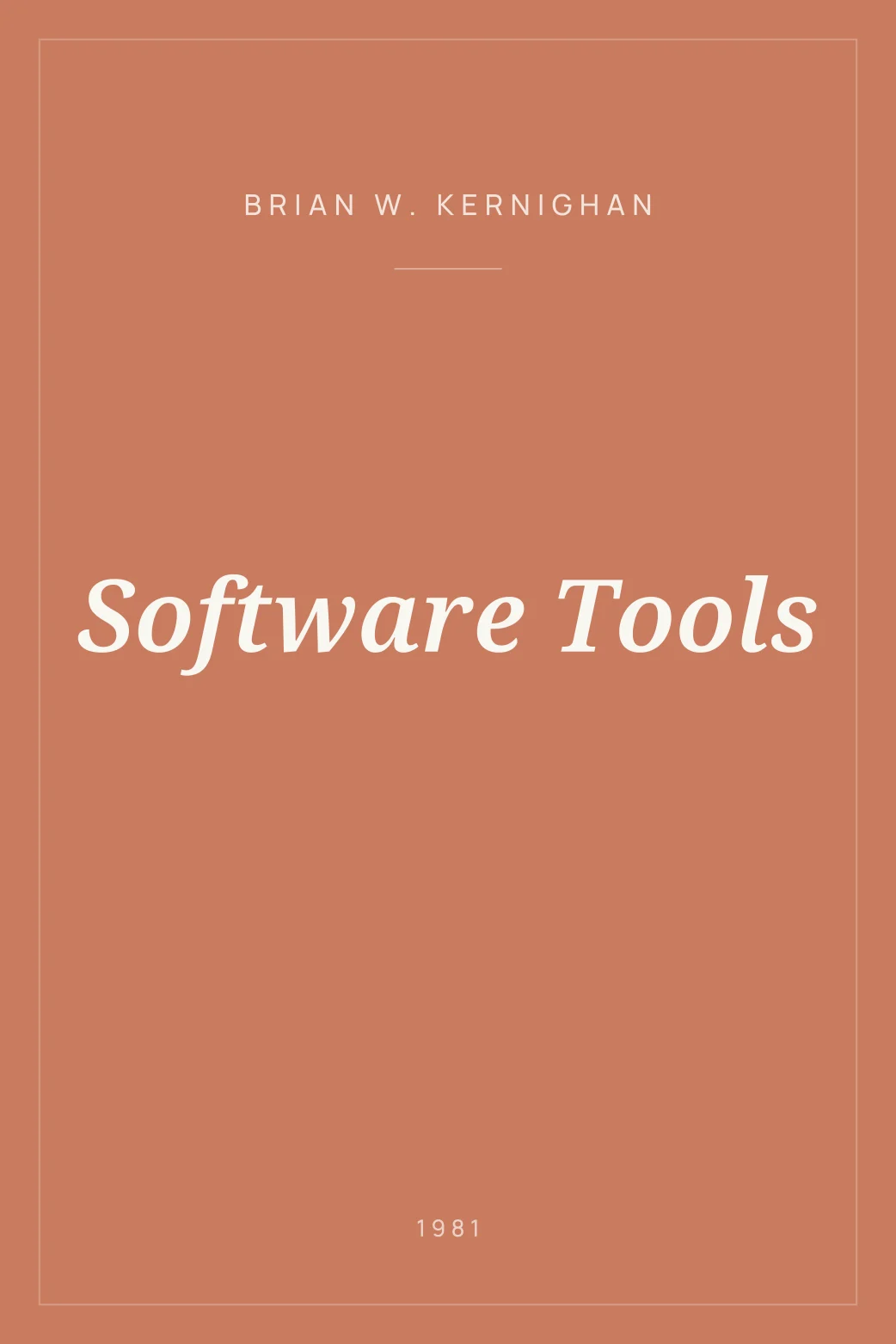 Portada de Software Tools