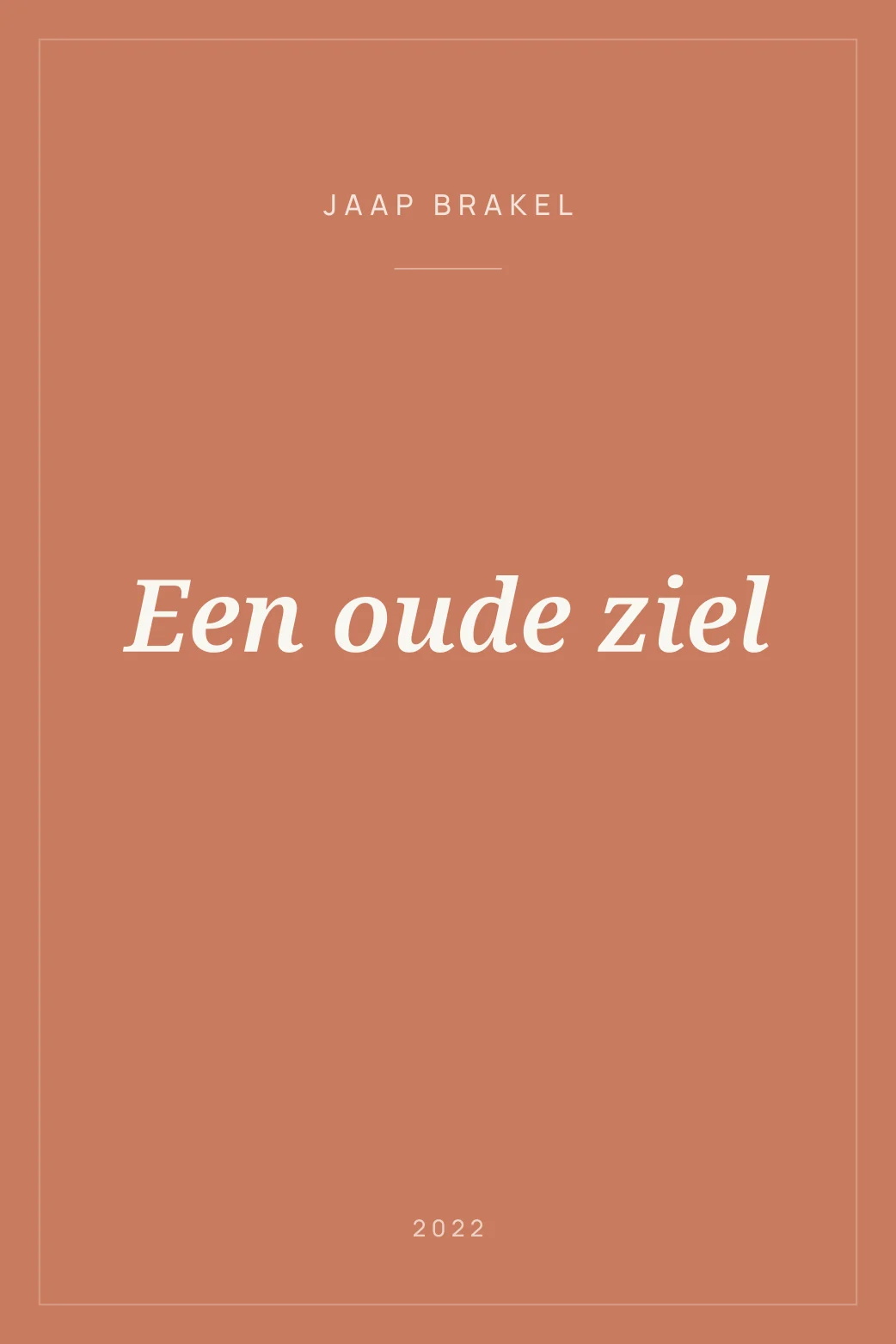 Portada de Een oude ziel
