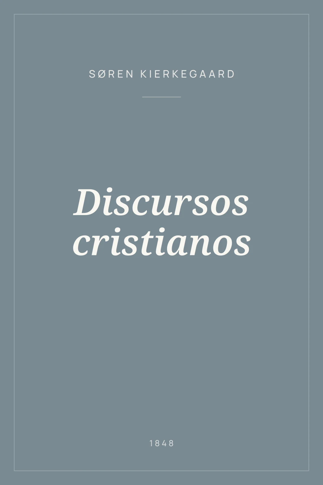Portada de Discursos cristianos