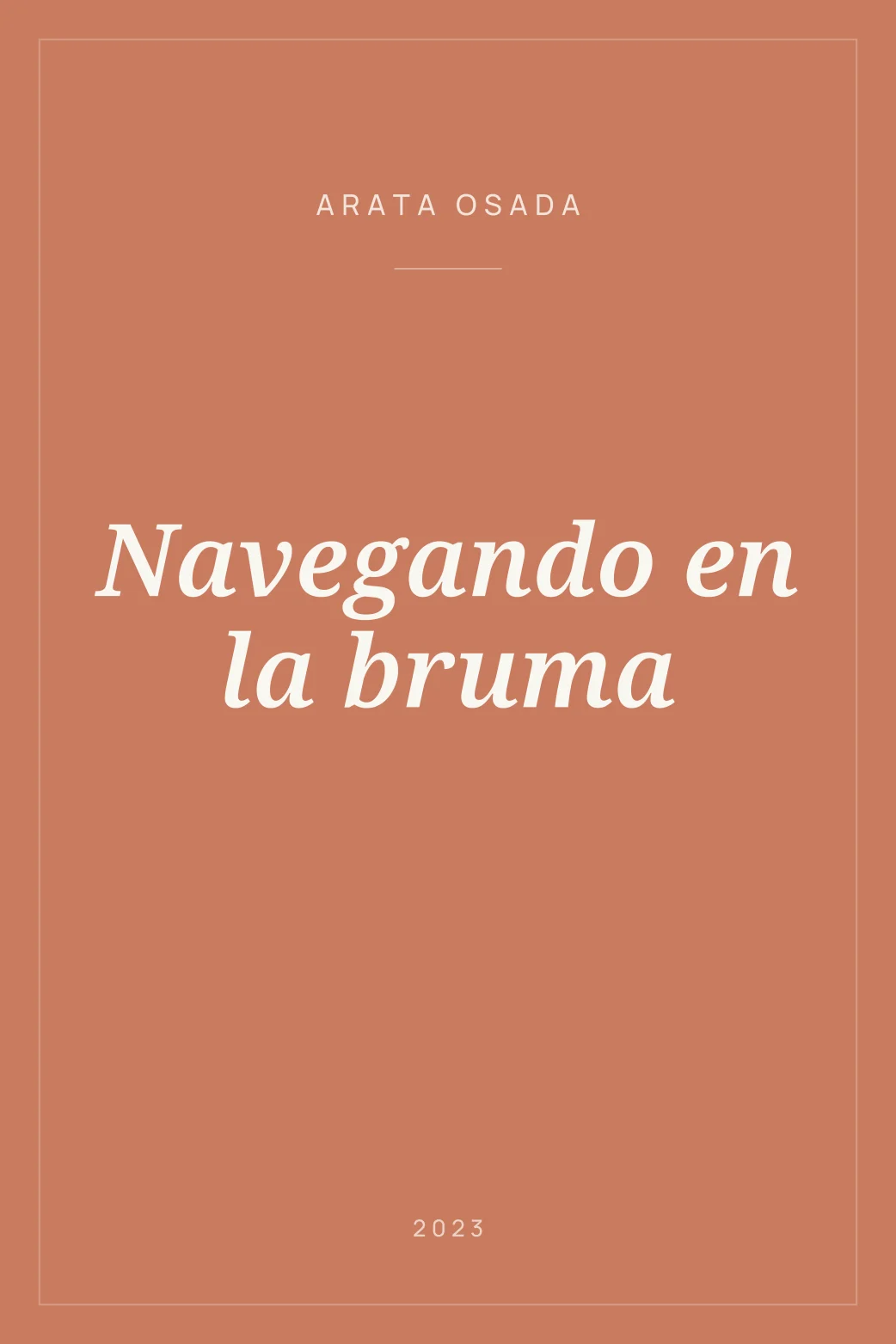 Portada de Navegando en la bruma