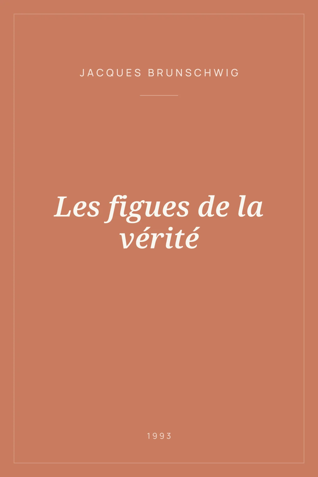 Portada de Les figues de la vérité