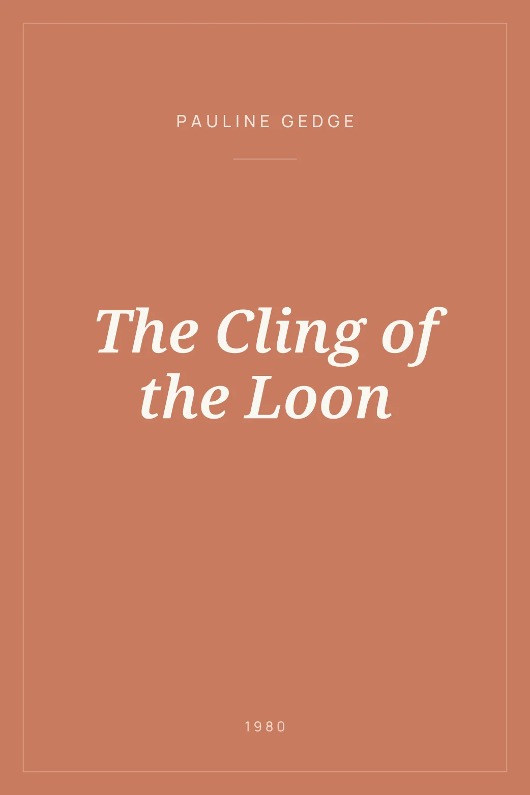 Portada de The Cling of the Loon