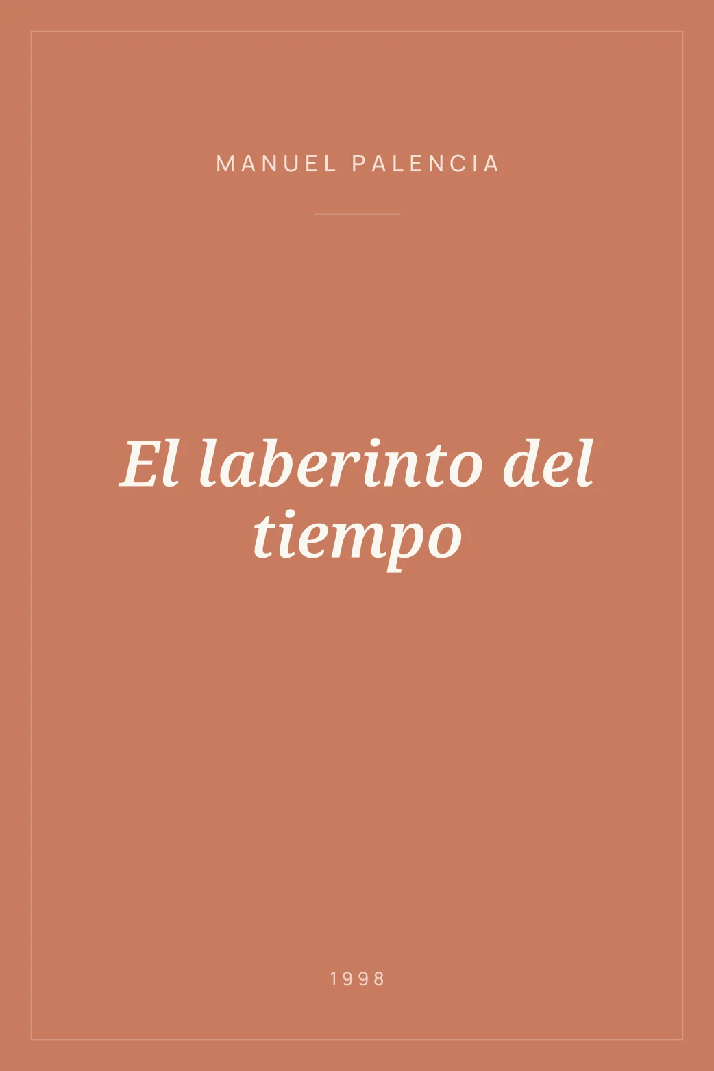 Portada de El laberinto del tiempo