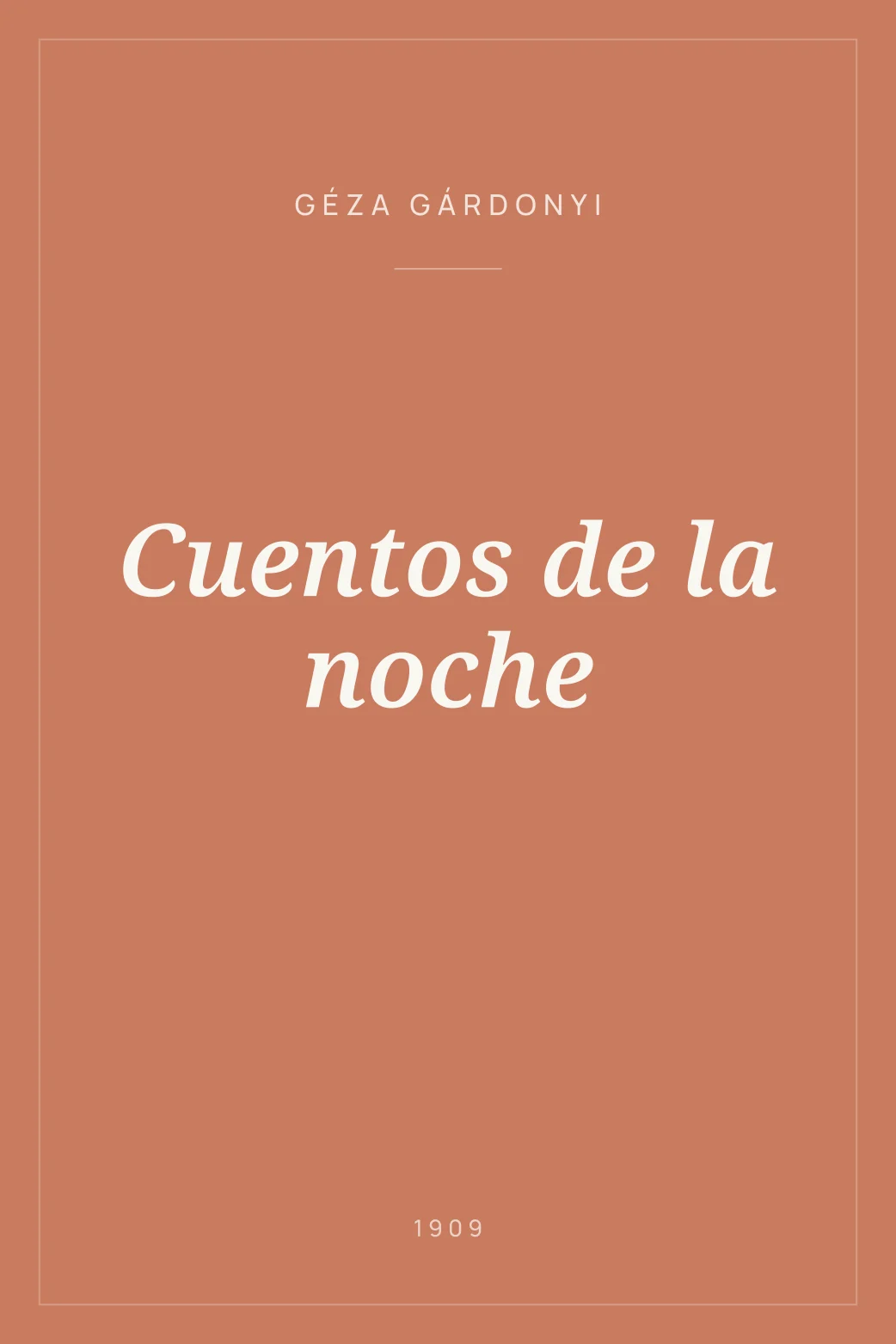 Portada de Cuentos de la noche